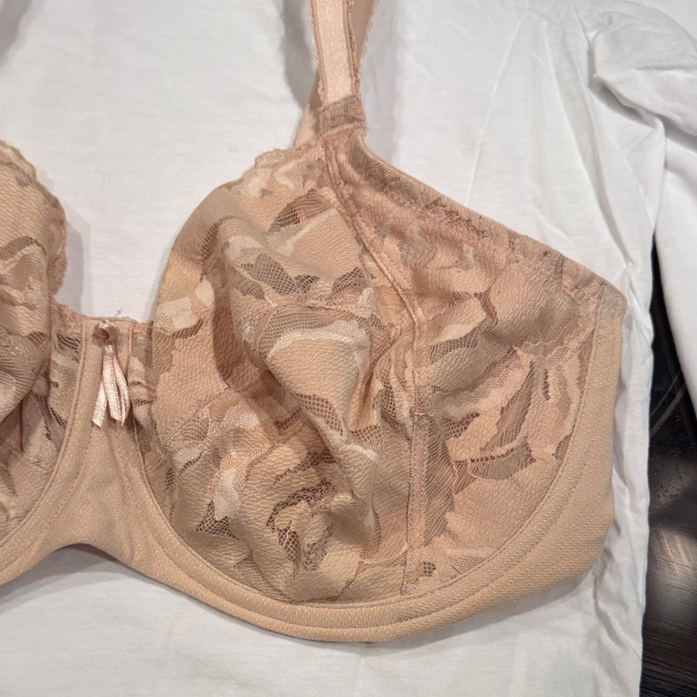 Wacoal Lace Bra in Soft Tan 36G